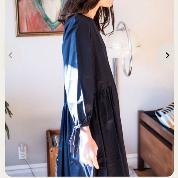 Eliza Faulkner Tallulah Dress Navy S - Picture 4 of 7